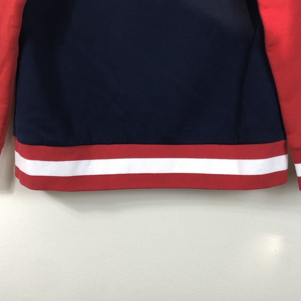 Boston Red Sox Fanatics Hoodie Sweatshirt Womens M Navy Red MLB Baseball - Picture 13 of 15